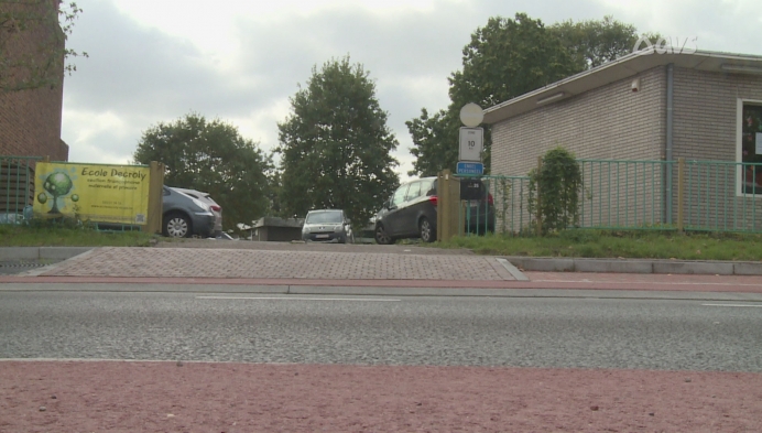 Rel rond zebrapad in Ronse